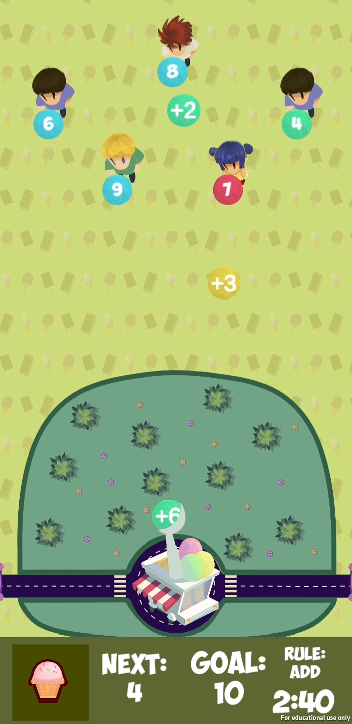 IceCream Mathness Gameplay 0-19 screenshot